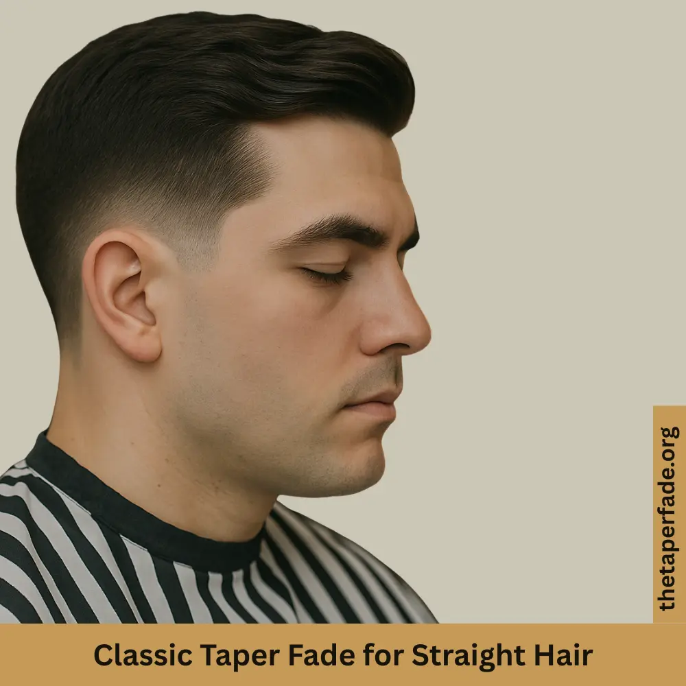 Classic Taper Fade for Straight Hair