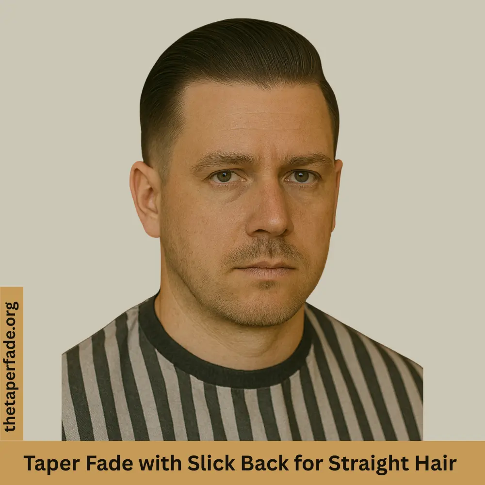 Taper Fade with Slick Back