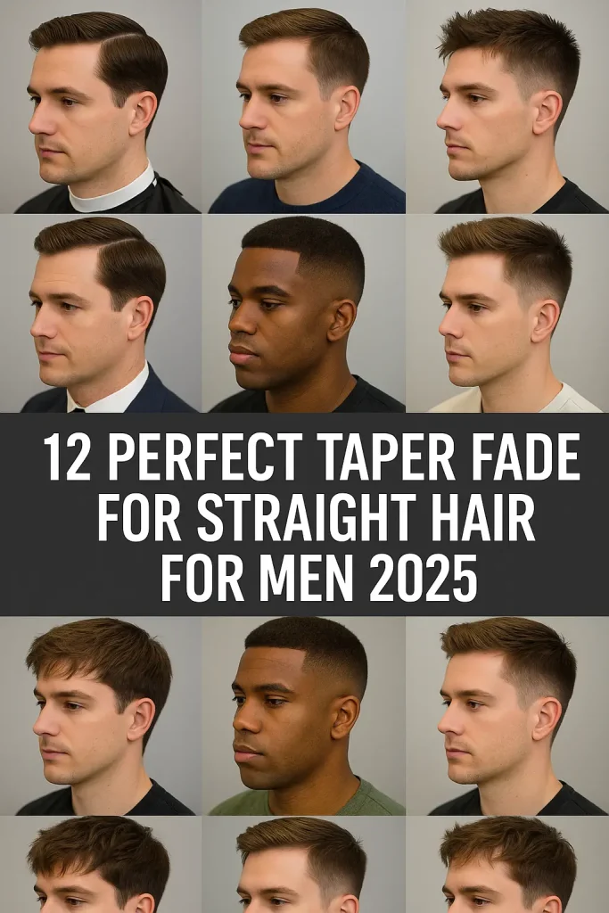 Popular Taper Fade Styles for Straight Hair